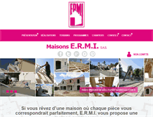 Tablet Screenshot of maisons-ermi.fr